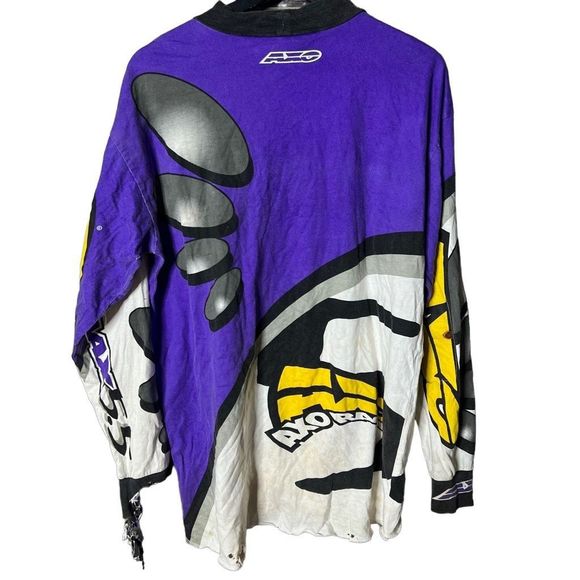 VTG AXO Sport Motorcross Shirt Large - Picture 4 of 4